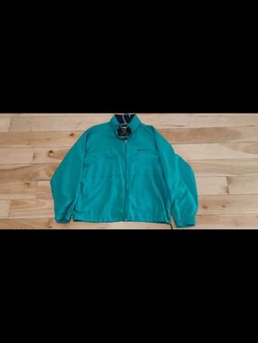 Vintage Men's Teal Windbreaker Jacket - Eddie Bauer